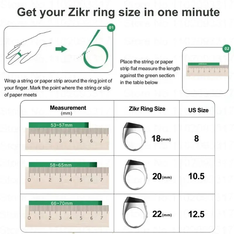 IQibla ZikrPro Smart Tasbeeh Ring