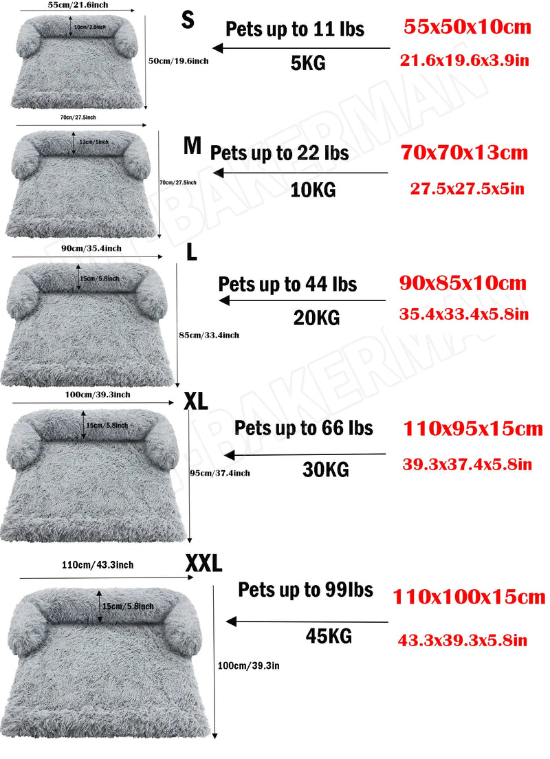 Deluxe Dogs and Pets Lounge Bed