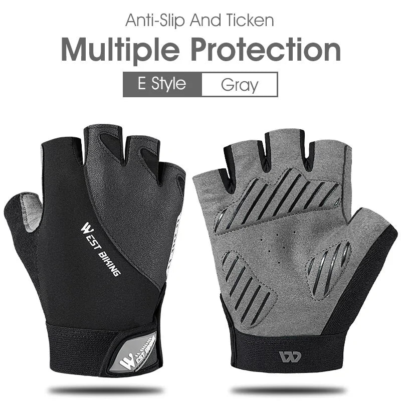 Half Finger Anti Slip Shockproof Cycling Gloves